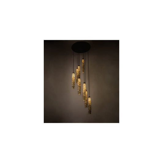 Checkers 8 Light 48" Wide Multi Light Pendant