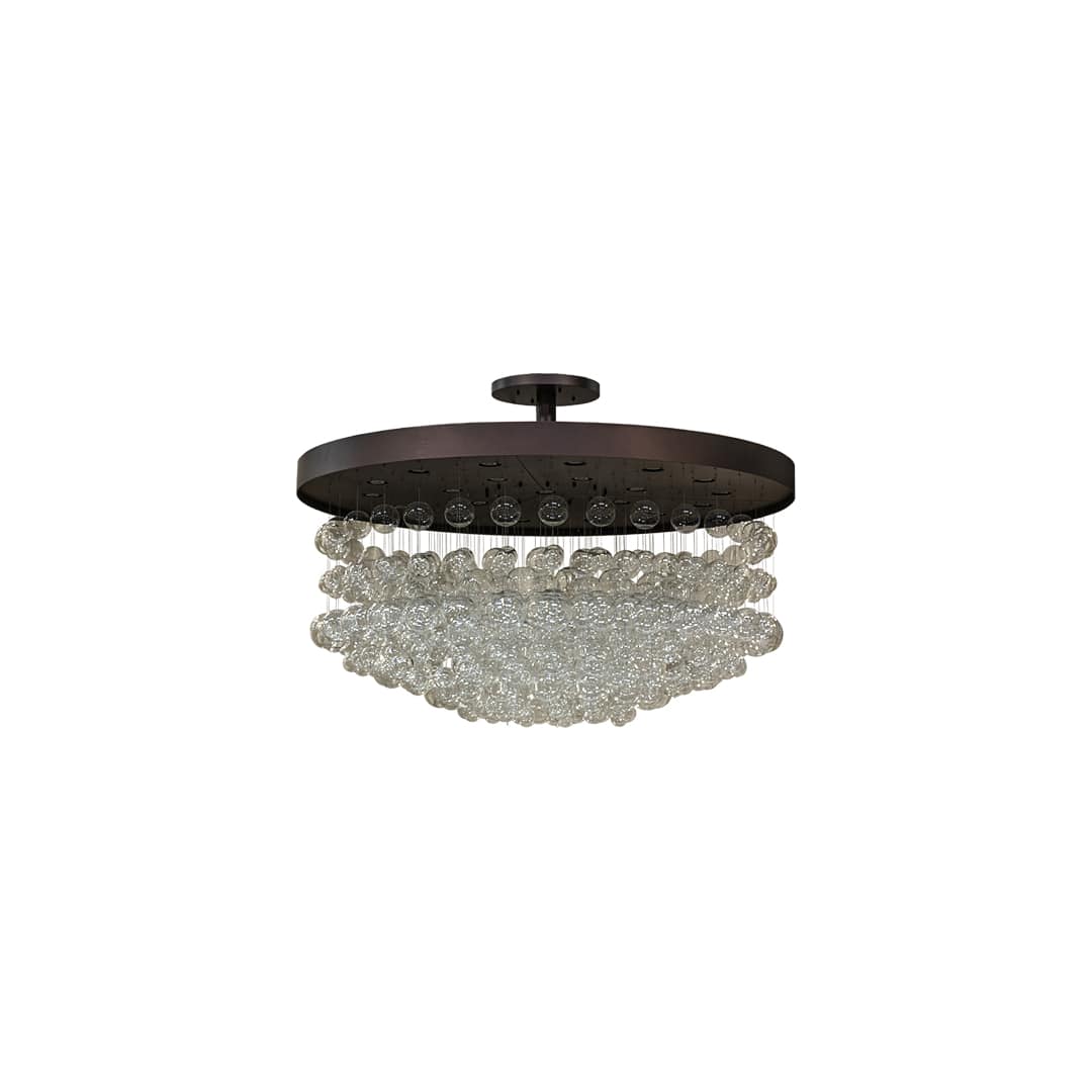 Bulle 22 Light 72" Wide Semi-Flush Ceiling Fixture