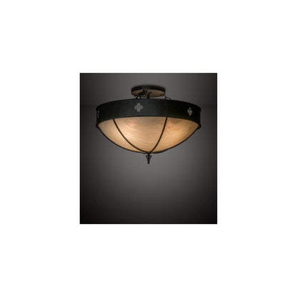 Sabrina 4 Light 24" Wide Semi-Flush Bowl Ceiling Fixture