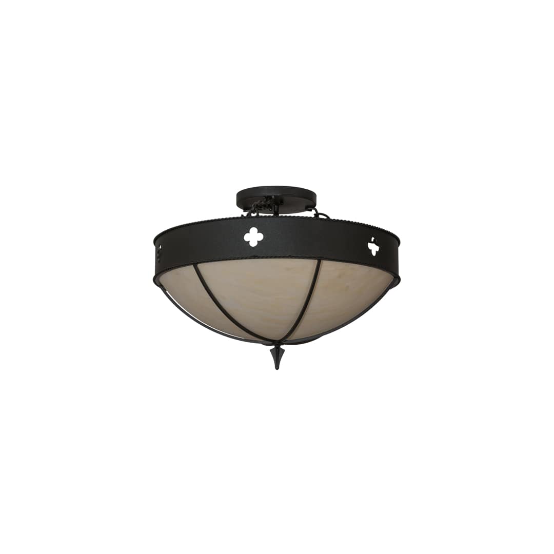 Sabrina 4 Light 24" Wide Semi-Flush Bowl Ceiling Fixture