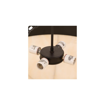 Sabrina 4 Light 24" Wide Semi-Flush Bowl Ceiling Fixture