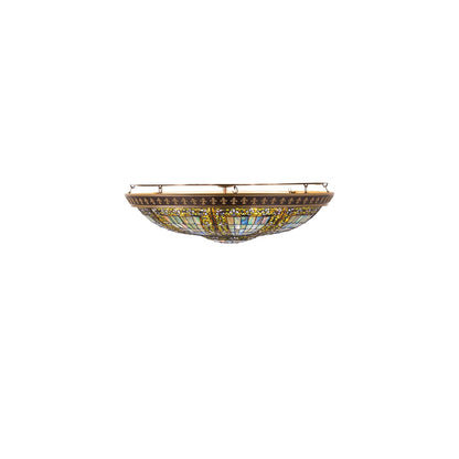 Fleur-de-lis 8 Light 47" Wide Semi-Flush Bowl Ceiling Fixture