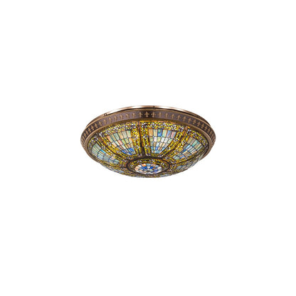 Fleur-de-lis 8 Light 47" Wide Semi-Flush Bowl Ceiling Fixture
