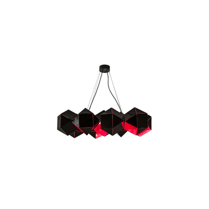 Vierzehn 9 Light 27" Wide Abstract Linear Pendant