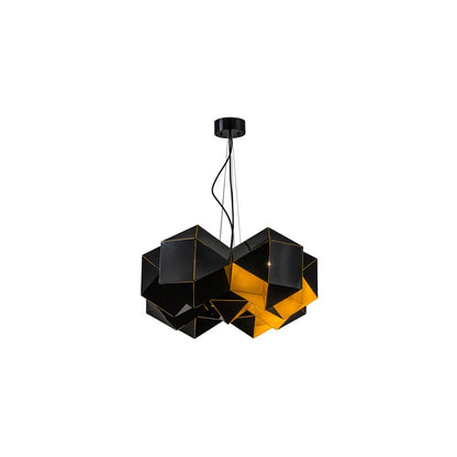 Vierzehn 9 Light 27" Wide Abstract Linear Pendant