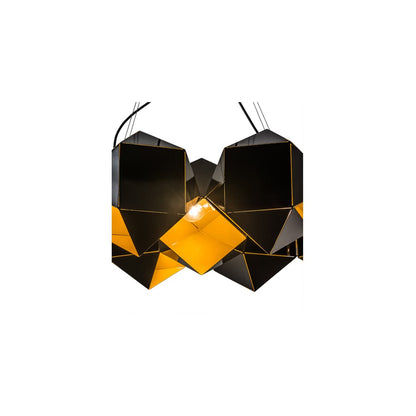 Vierzehn 9 Light 27" Wide Abstract Linear Pendant