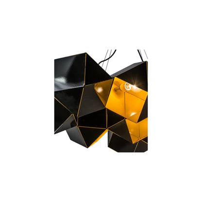 Vierzehn 9 Light 27" Wide Abstract Linear Pendant