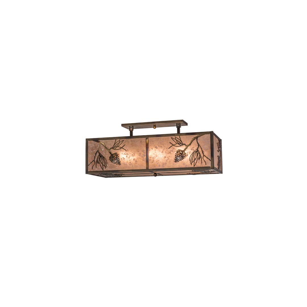 Balsam Pine 6 Light 36" Wide Semi-Flush Ceiling Fixture