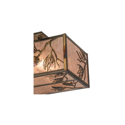 Balsam Pine 6 Light 36" Wide Semi-Flush Ceiling Fixture