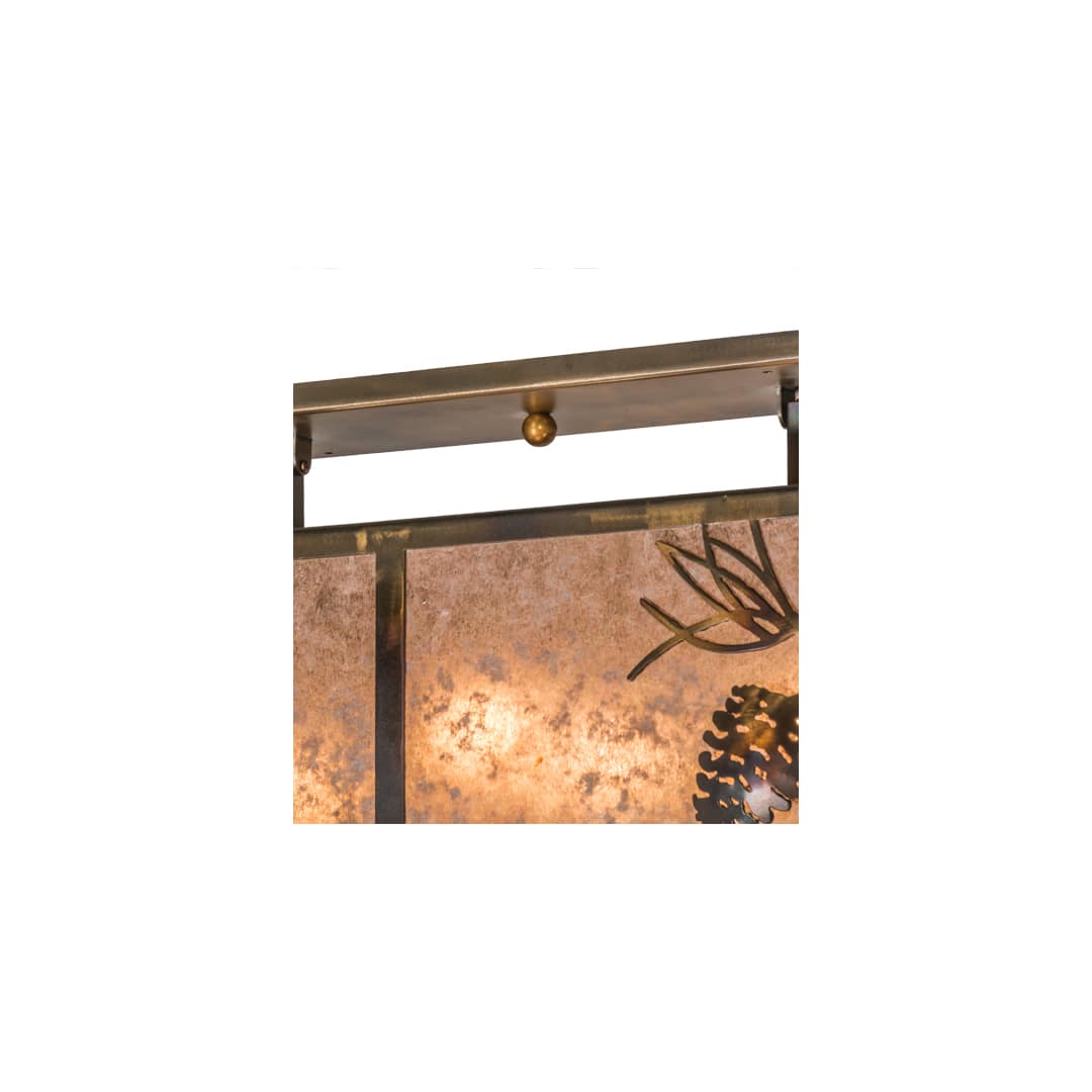 Balsam Pine 6 Light 36" Wide Semi-Flush Ceiling Fixture