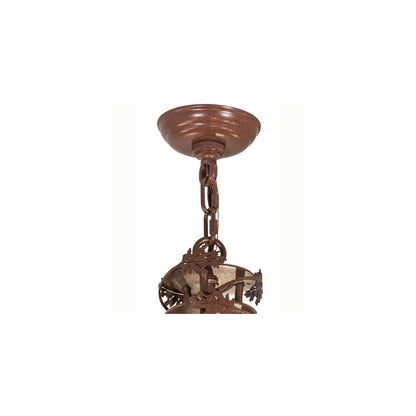 Greenbriar Oak 9 Light 34" Wide Taper Candle Style Chandelier