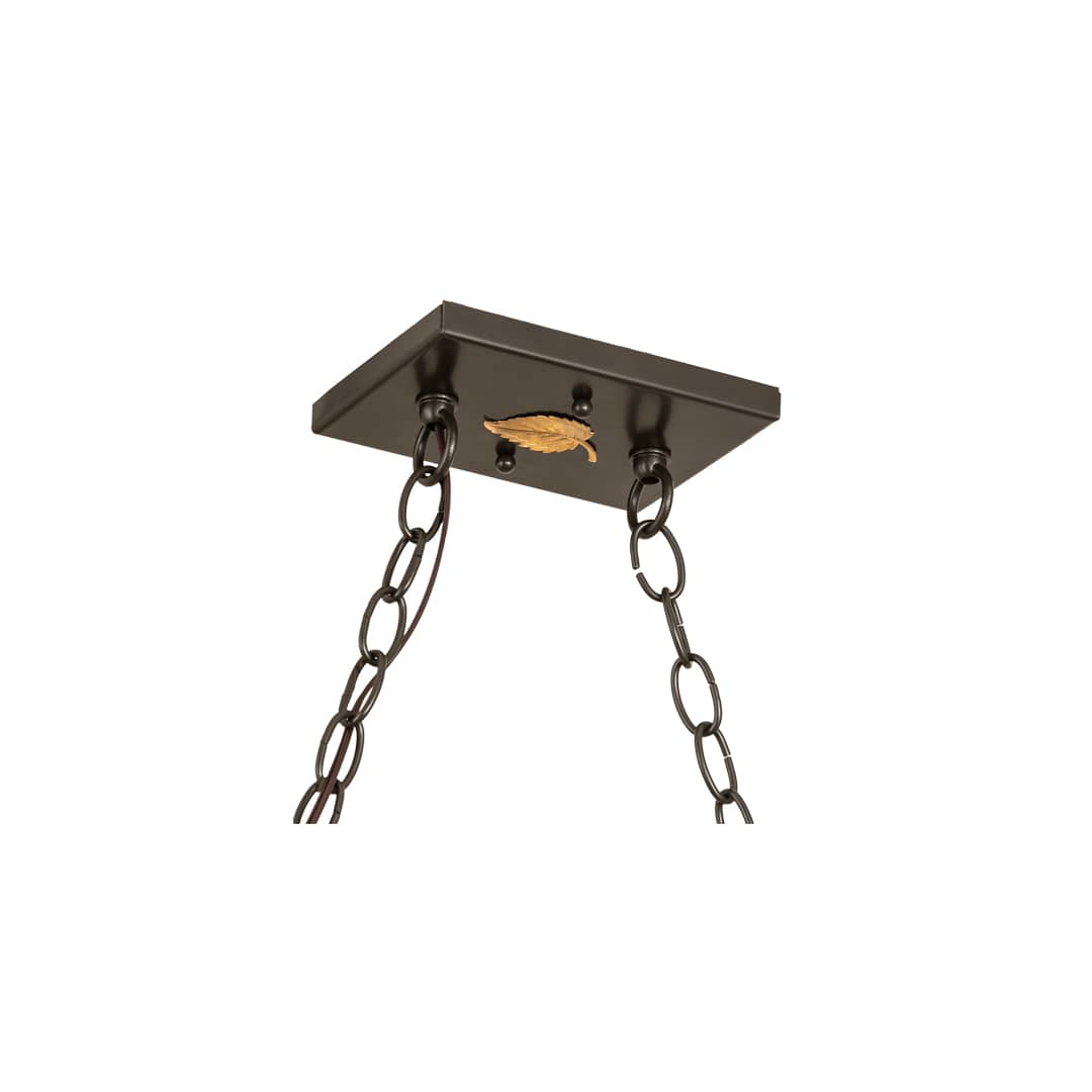 Wildlife Through the Trees 6 Light 20" Wide Linear Pendant