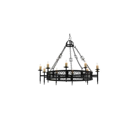 Toscano 10 Light 60" Wide Taper Candle Style Chandelier