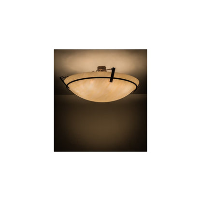Covina 8 Light 47" Wide Semi-Flush Bowl Ceiling Fixture