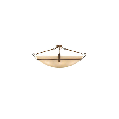 Covina 8 Light 47" Wide Semi-Flush Bowl Ceiling Fixture