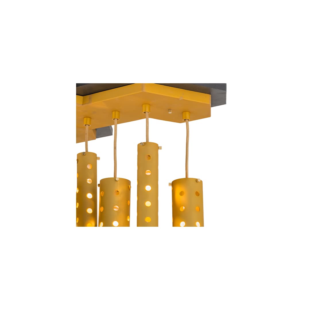 Emmentaler 25 Light 28" Wide Abstract Multi Light Pendant