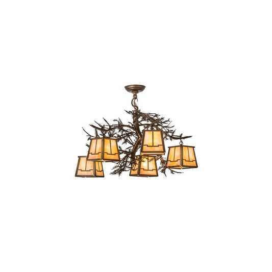 Pine Branch 5 Light 29" Wide Chandelier