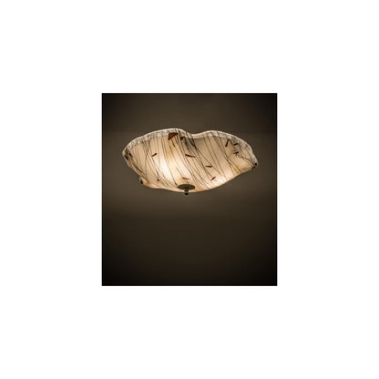 Metro Fusion 3 Light 24" Wide Semi-Flush Bowl Ceiling Fixture - Ramoscelli Finish