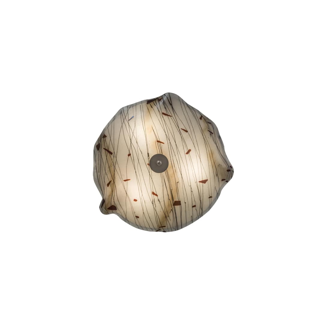 Metro Fusion 3 Light 24" Wide Semi-Flush Bowl Ceiling Fixture - Ramoscelli Finish