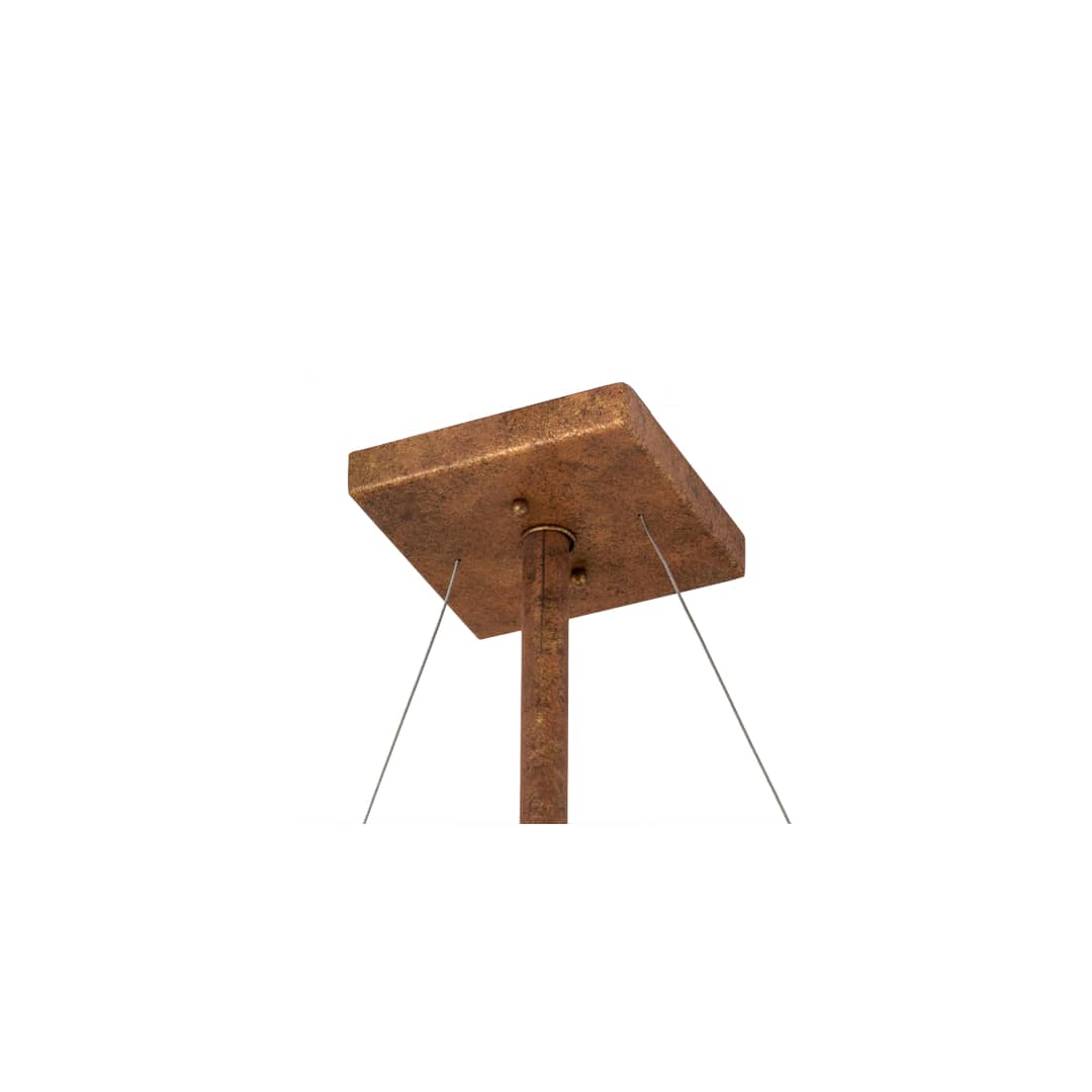 Quadrato 5 Light 12" Wide Linear Pendant