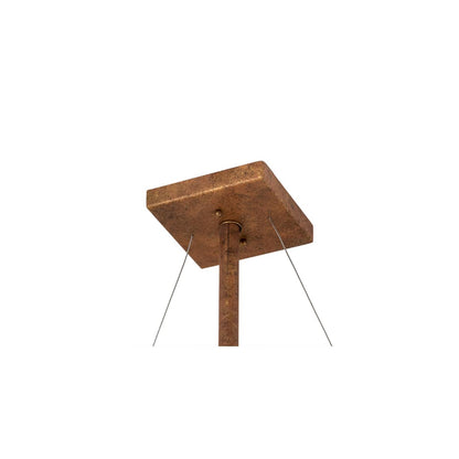 Quadrato 5 Light 12" Wide Linear Pendant