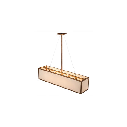 Quadrato 5 Light 12" Wide Linear Pendant