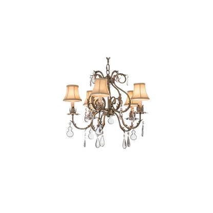 Chantilly 5 Light 24" Wide Crystal Chandelier