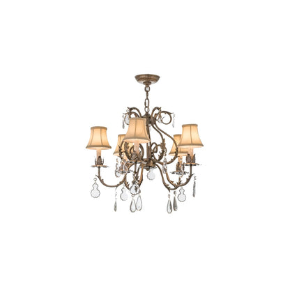 Chantilly 5 Light 24" Wide Crystal Chandelier