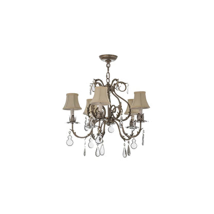 Chantilly 5 Light 24" Wide Crystal Chandelier