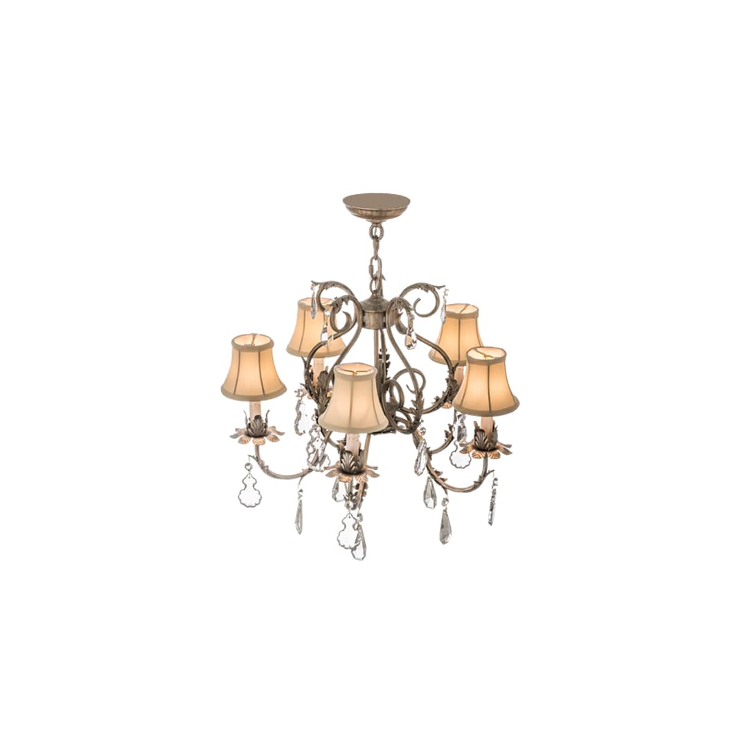 Chantilly 5 Light 24" Wide Crystal Chandelier