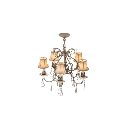 Chantilly 5 Light 24" Wide Crystal Chandelier