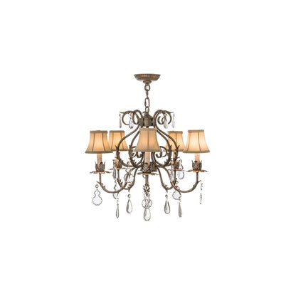 Chantilly 5 Light 24" Wide Crystal Chandelier