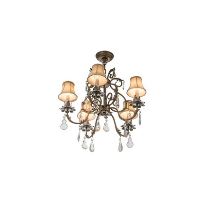 Chantilly 5 Light 24" Wide Crystal Chandelier