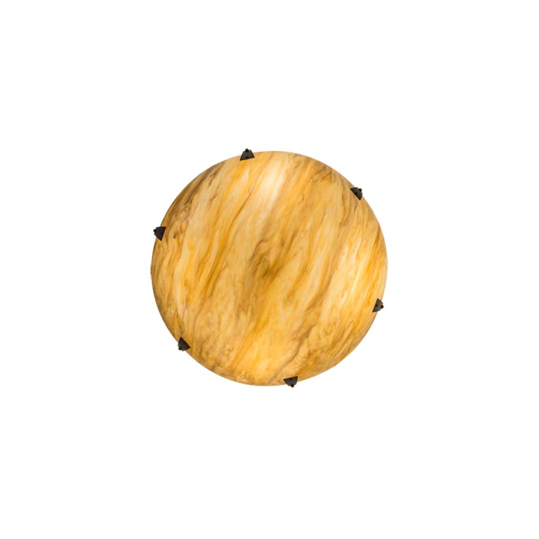 Araneta 4 Light 37" Wide Semi-Flush Bowl Ceiling Fixture - Oil Rubbed Bronze Finish - GU24 Bulb Base