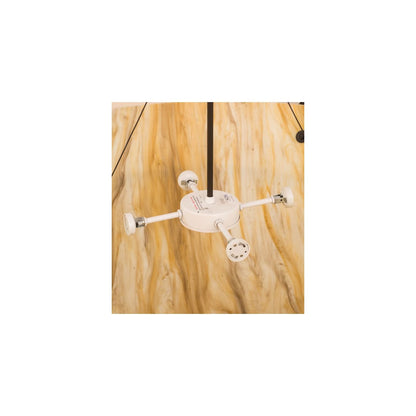 Araneta 4 Light 37" Wide Semi-Flush Bowl Ceiling Fixture - Oil Rubbed Bronze Finish - GU24 Bulb Base