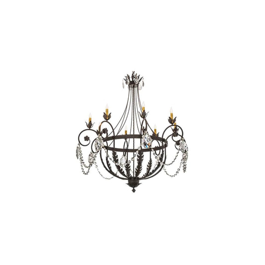 Antonia 8 Light 45" Wide Crystal Candle Style Chandelier