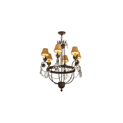 Antonia 6 Light 28" Wide Ring Chandelier