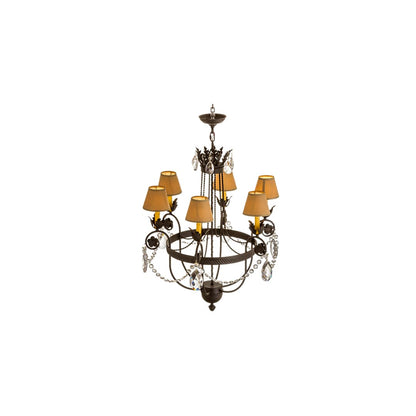 Antonia 6 Light 28" Wide Ring Chandelier