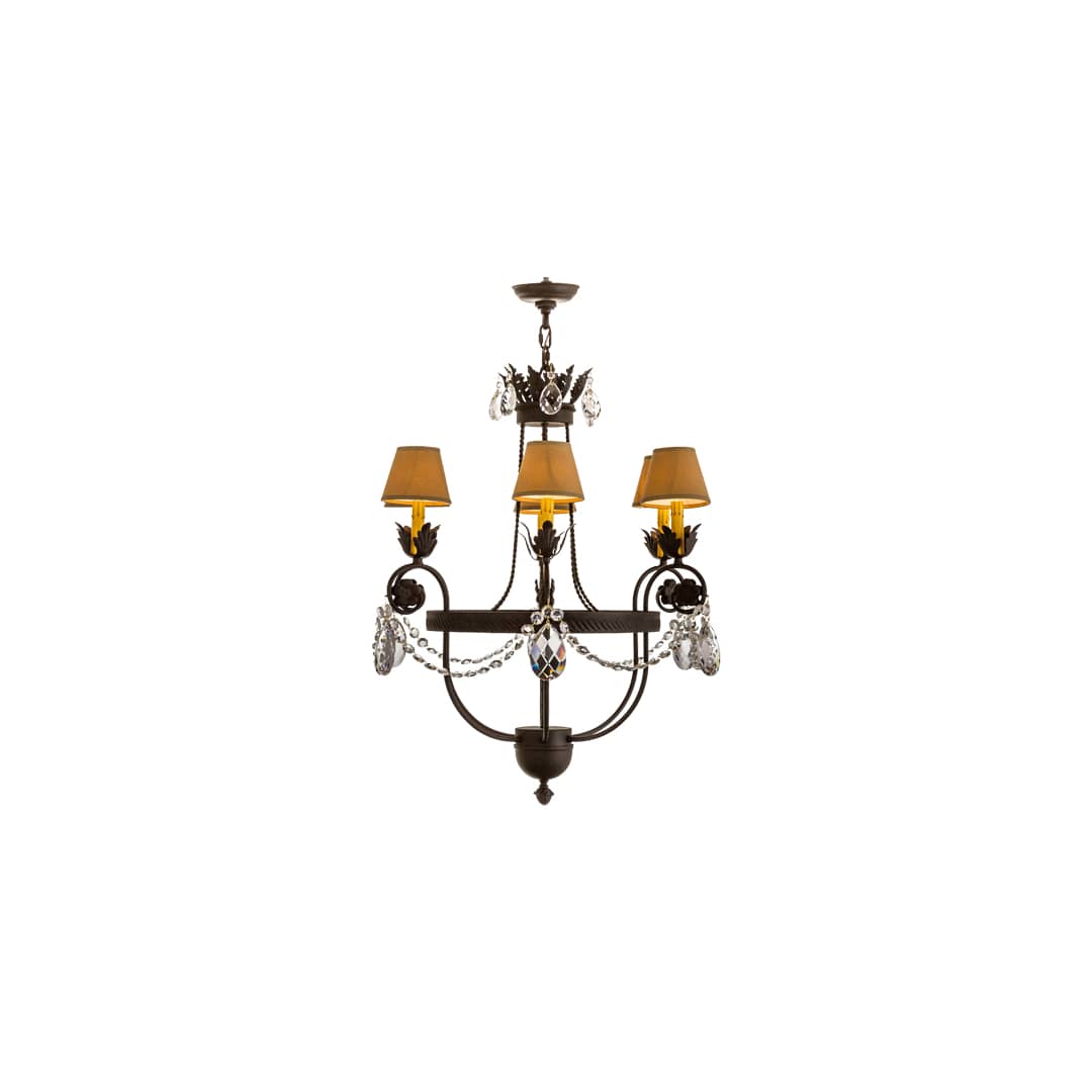 Antonia 6 Light 28" Wide Ring Chandelier