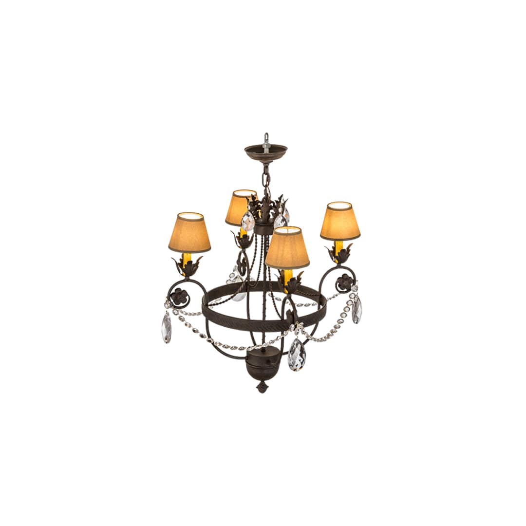 Antonia 4 Light 26" Wide Ring Chandelier