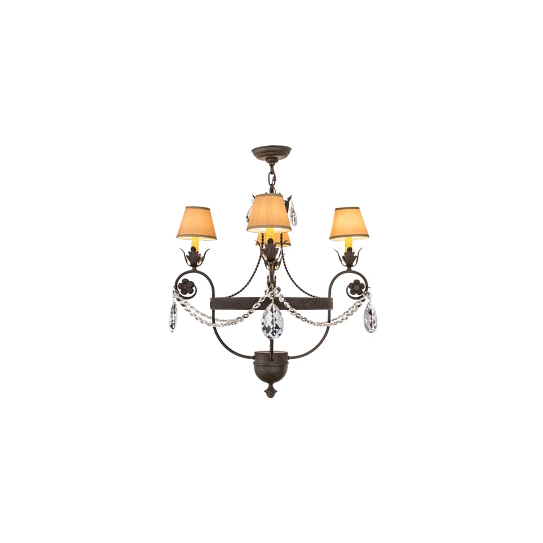 Antonia 4 Light 26" Wide Ring Chandelier