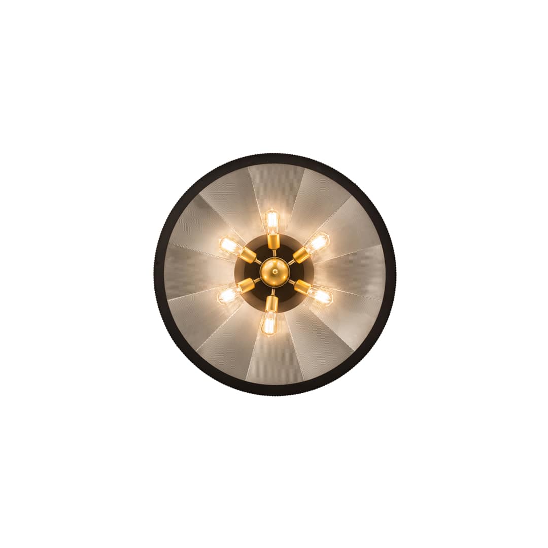 Tennessee 6 Light 36" Wide Semi-Flush Ceiling Fixture