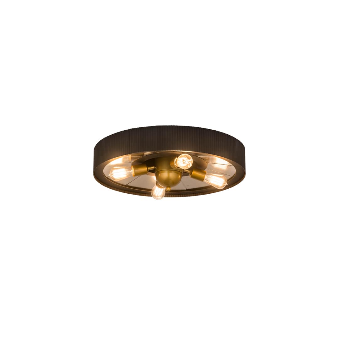 Tennessee 4 Light 24" Wide Semi-Flush Ceiling Fixture