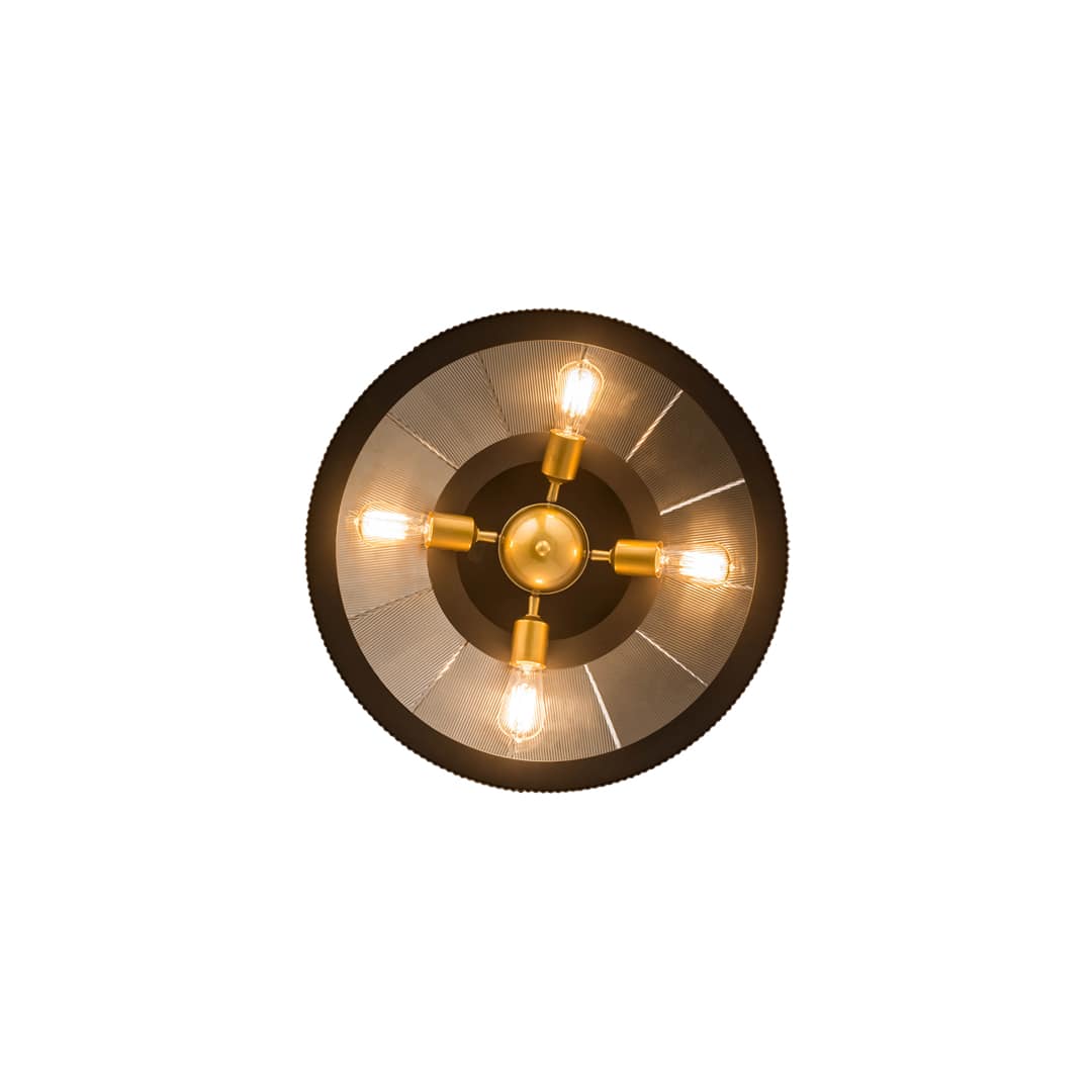 Tennessee 4 Light 24" Wide Semi-Flush Ceiling Fixture