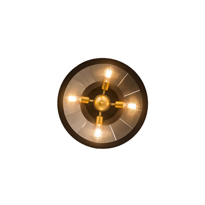 Tennessee 4 Light 24" Wide Semi-Flush Ceiling Fixture