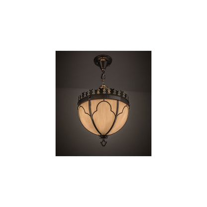 Gothic 3 Light 14" Wide Pendant
