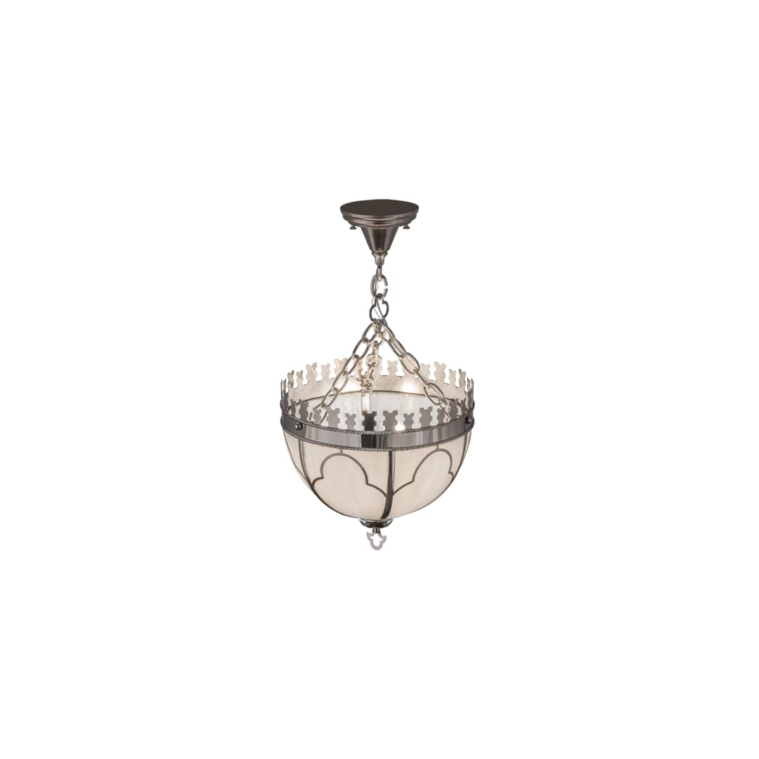 Gothic 3 Light 14" Wide Pendant