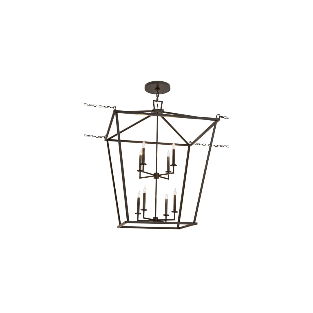 Kitzi 8 Light 52" Wide Taper Candle Pendant