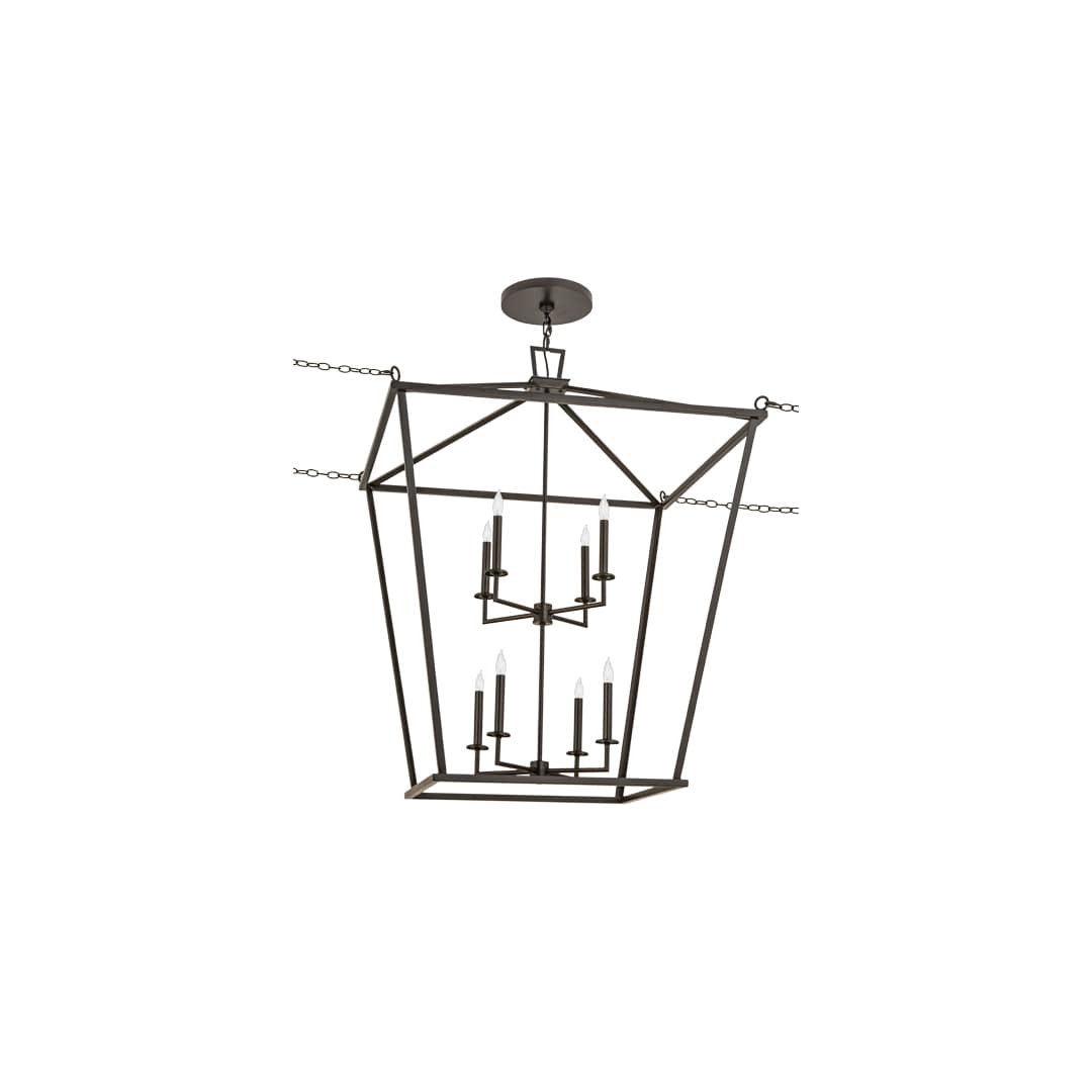 Kitzi 8 Light 52" Wide Taper Candle Pendant