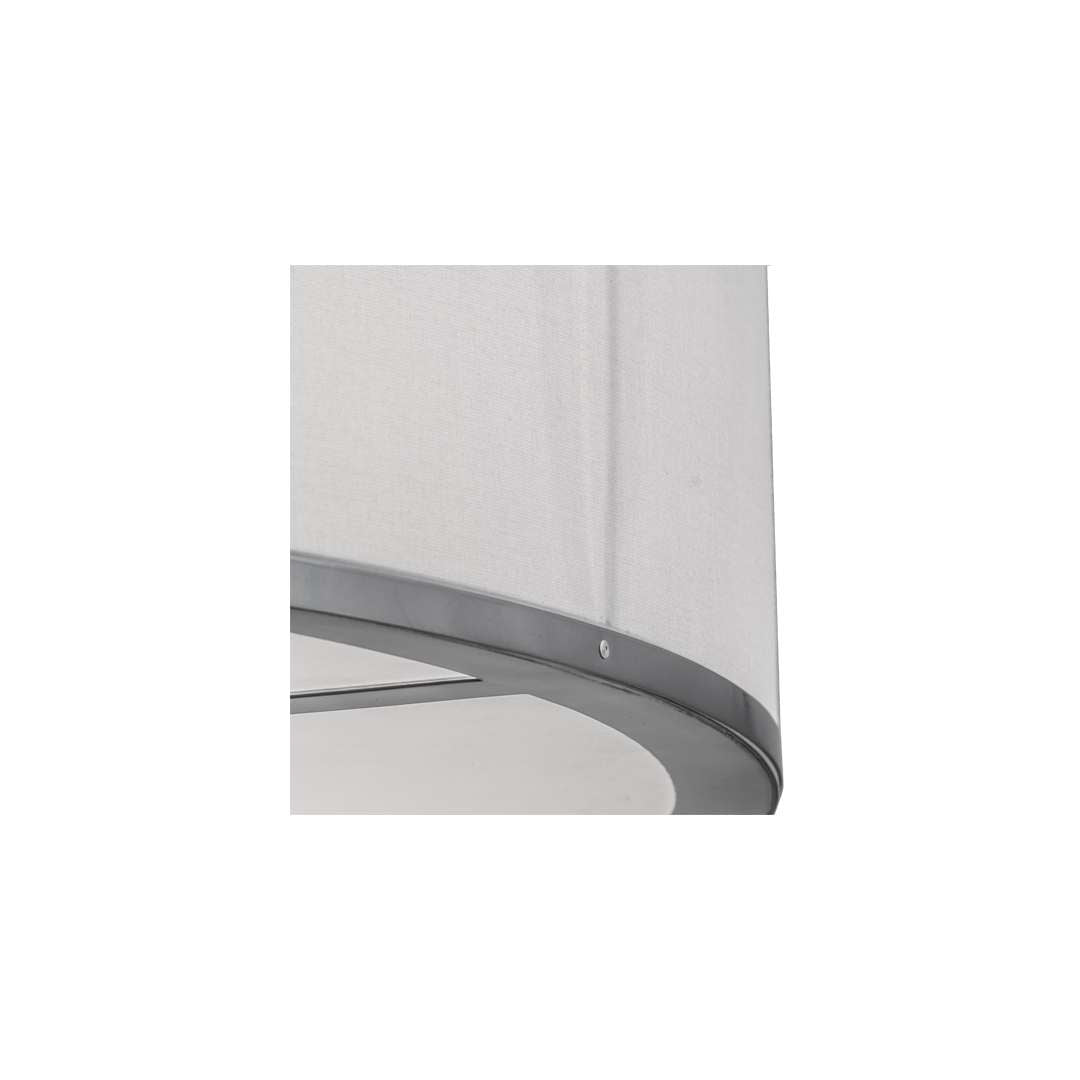 Cilindro 6 Light 36" Wide Semi-Flush Drum Ceiling Fixture - Chrome Finish - GU24 Bulb Base